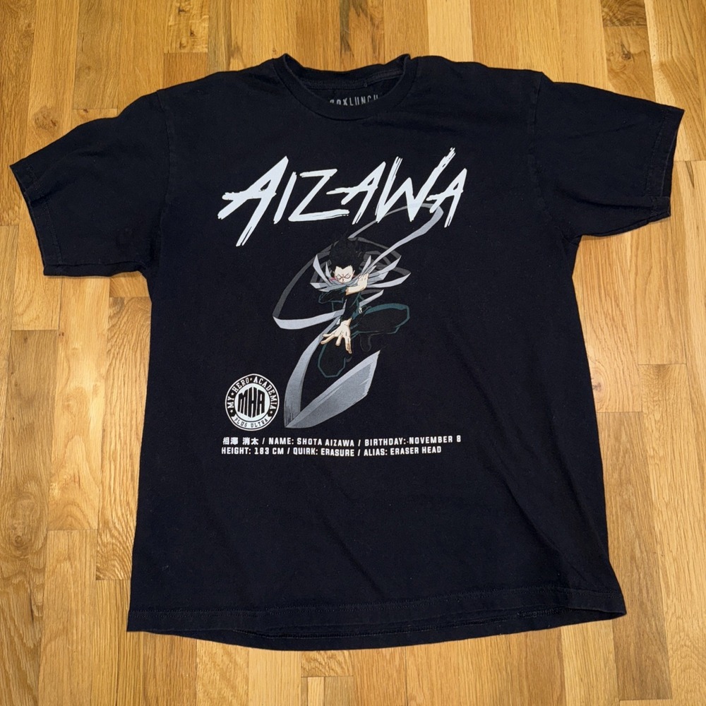 Boxlunch T-Shirt Aizawa Heavyweight‎ Size Large